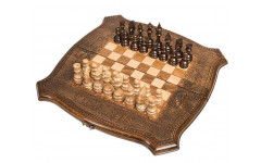 Шахматы + Нарды резные 40 Ohanyan
