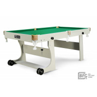 !Бильярд BFG Compact Light 5 (Серый) (РП, серый (ЛДСП), ЛДСП_16, Сукно Euro Pro 50 ш1.98м Yellow green, Х/б сетка)
