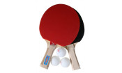 Набор для настольного тенниса "Taichi", (2 ракетки, 3 мяча), для интенсивных тренировок