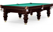 Бильярдный стол для русского бильярда "Turin" (черный орех, 6 ног, плита 38мм)